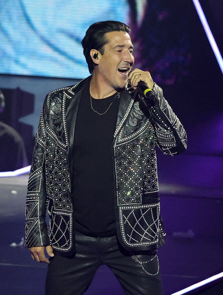Jonathan Knight of New Kids on the Block performs on the opening night of the group's "The Right Stuff" Las Vegas residency at Dolby Live at Park MGM on June 20, 2025 in Las Vegas, Nevada