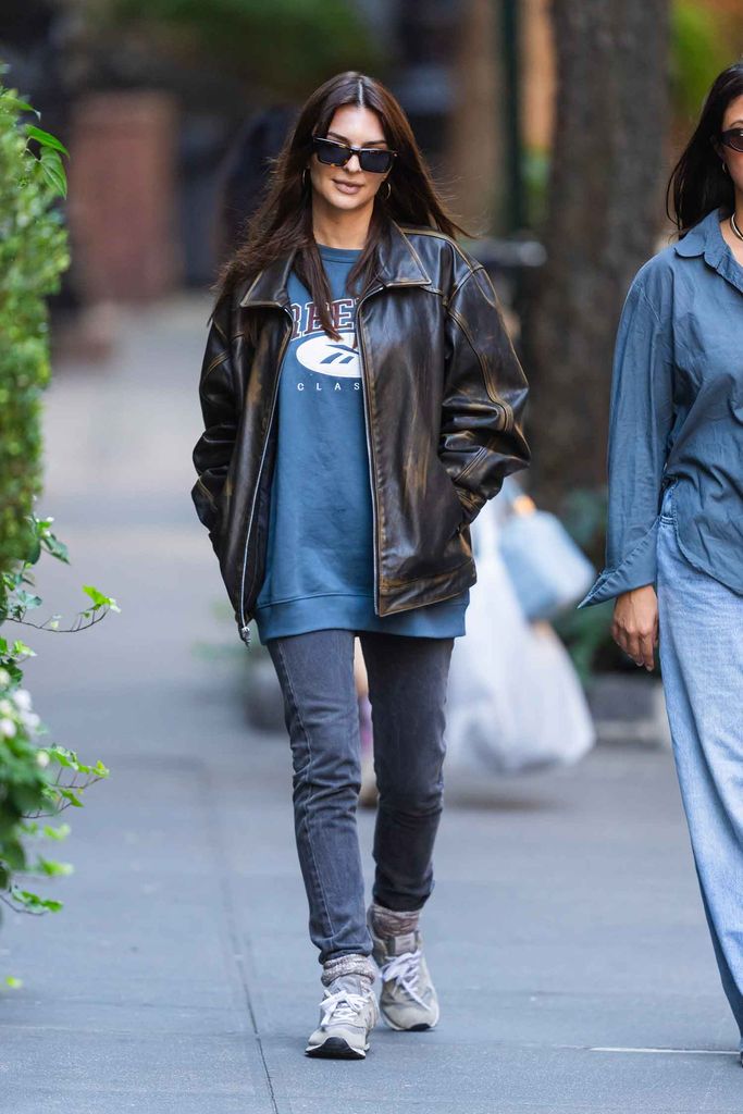 Emily Ratajkowski is seen in the West Village in September 2023 in New York