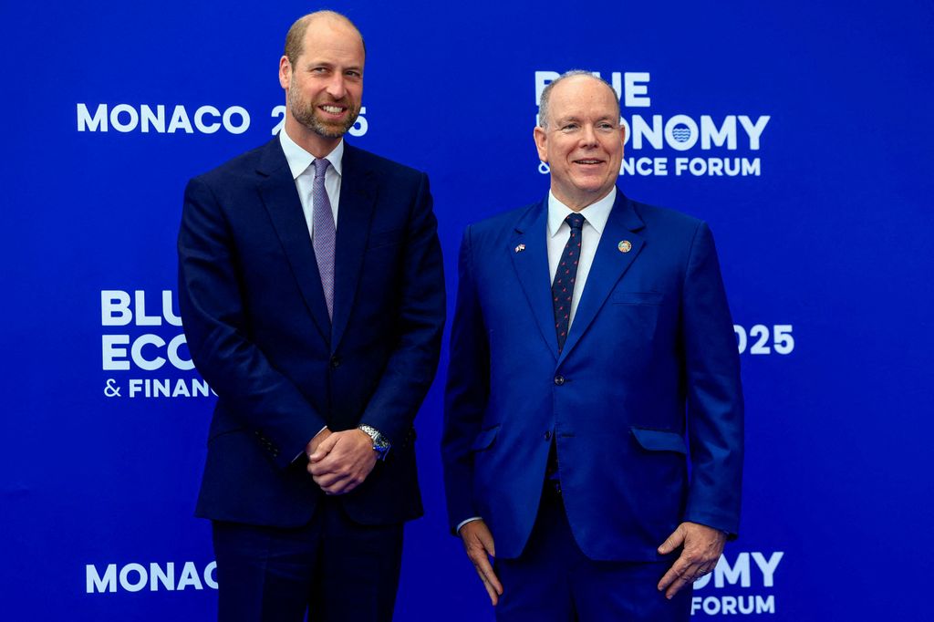 Príncipe William y Príncipe Albert II de Monaco Pose Fos 