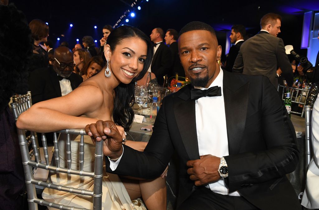 American actor Jamie Foxx and his daughter Corinne Foxx during the 26th Annual Screen Actors Guild Awards 