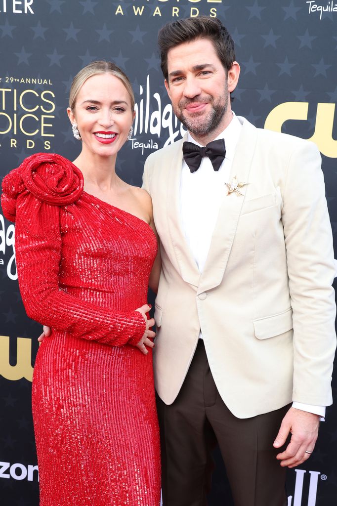 emily blunt and john krasinski critics choice awards 2024