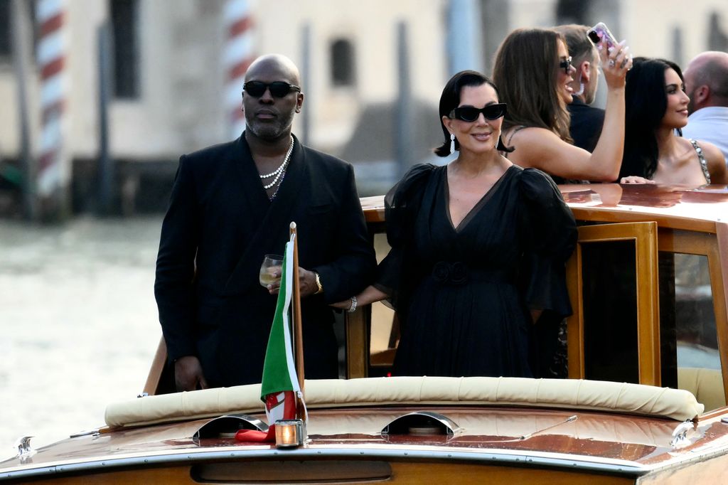 Corey Gamble and Kris Jenner,