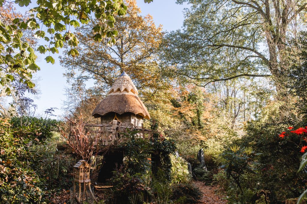 The finished treehouse