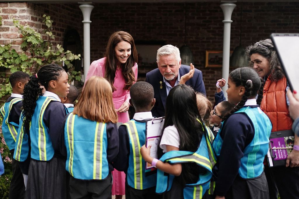 Kate revealed her favourite colour to the children