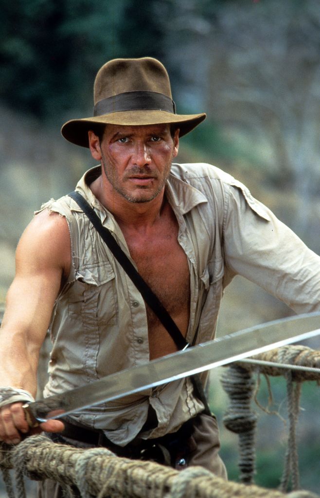 Harrison Ford in a scene from the film 'Indiana Jones And The Temple Of Doom', 1984