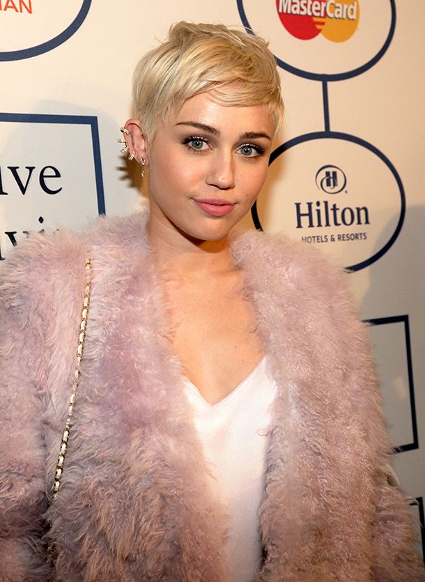 Two people have been arrested following a burglary at the home of Miley Cyrus