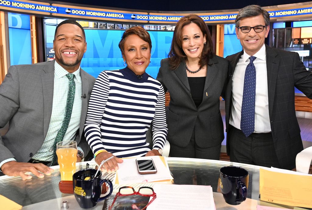 Senator Kamala Harris is a guest at "Good morning America," on Tuesday, January 8, 2019, broadcast on Walt Disney Television via Getty Images