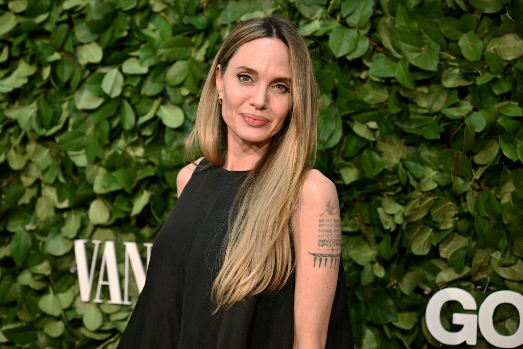 The actress debuted her latest tattoo at the Gotham Awards