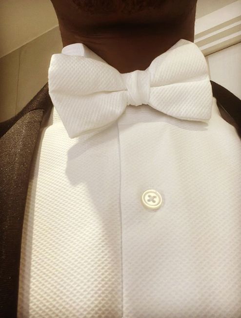 Johannes shares tuxedo bow tie before state banquet