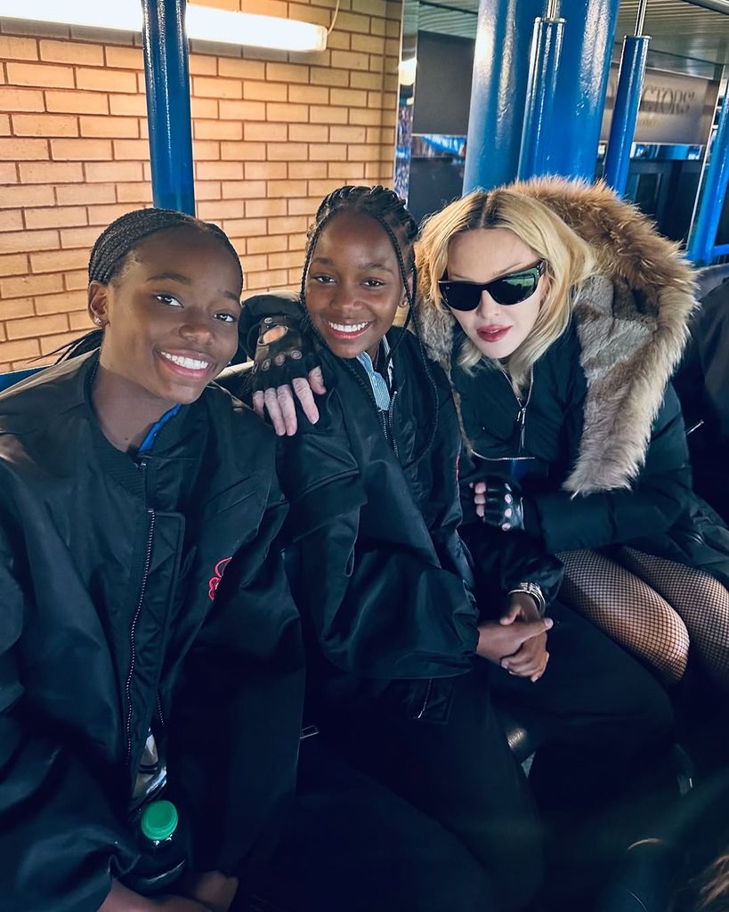 Madonna shares photo on Instagram of herself with twins during Easter break
