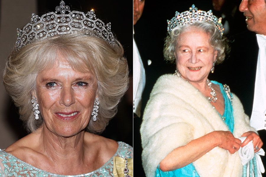 queen mother camilla  Boucheron tiara