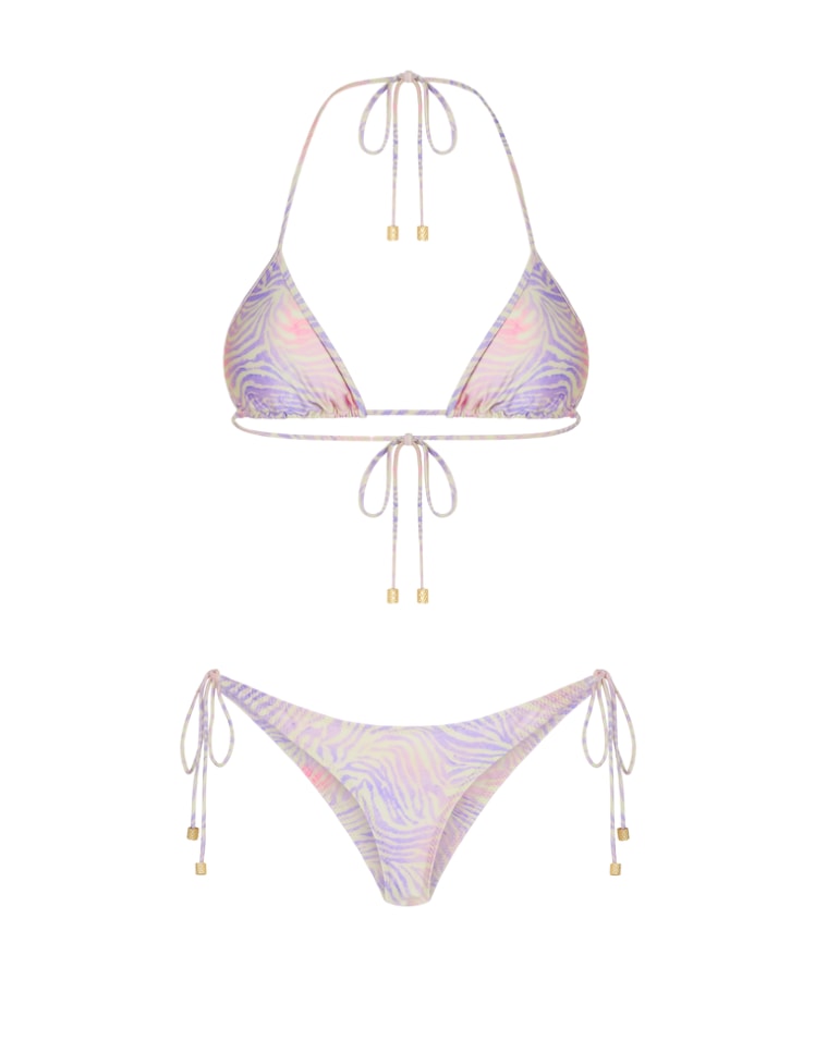 PURPLE ZEBRA BIKINI 