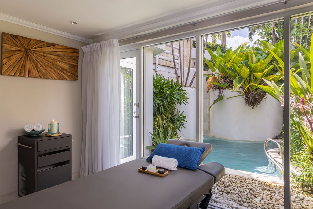 Guests can enjoy a complementary jet lag massage at The House, Barbados