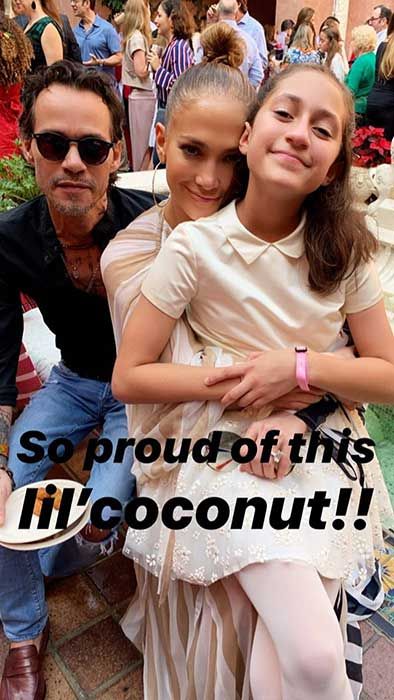 Jennifer Lopez And Ex Husband Marc Anthony Reunite To Support Daughter Emme Hello