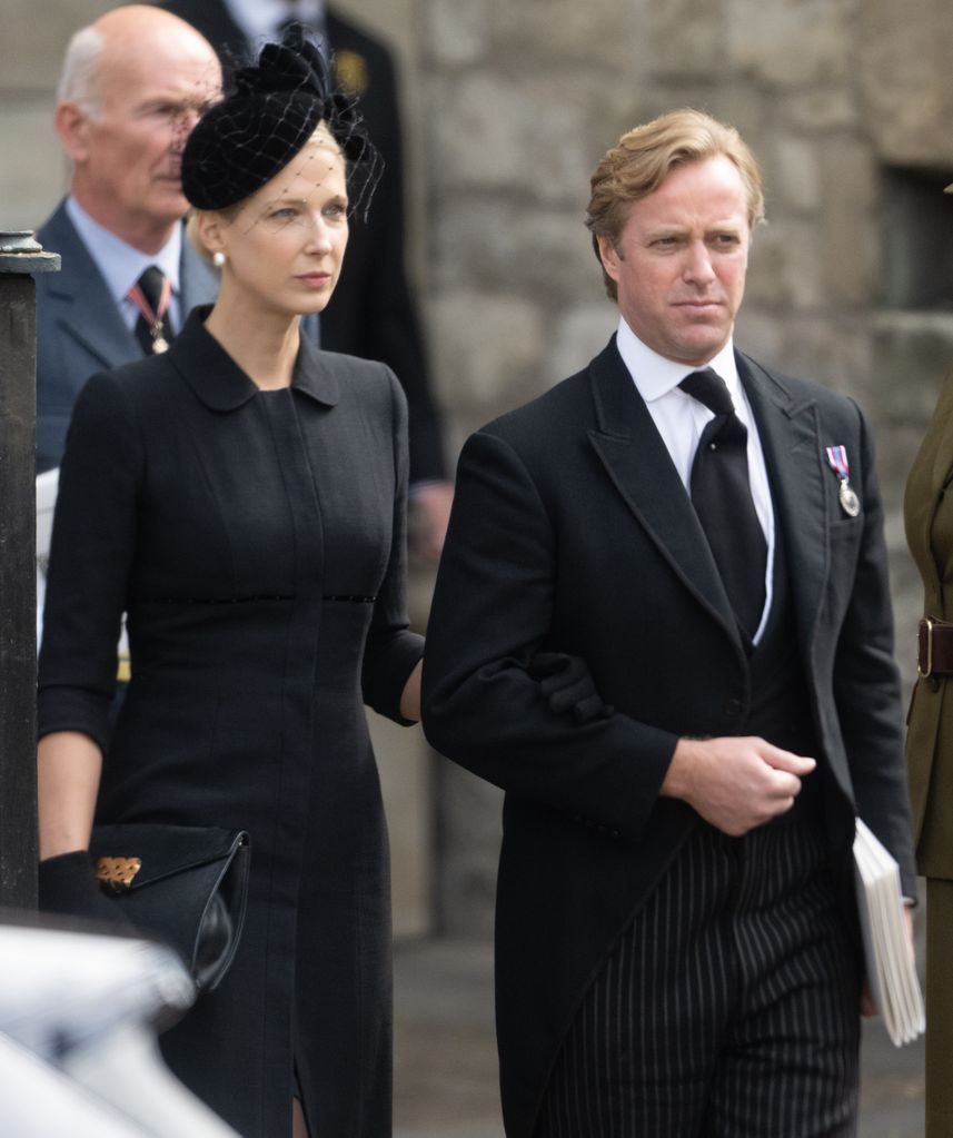Lady Gabriella Windsor and Thomas Kingston at Queen's funeral