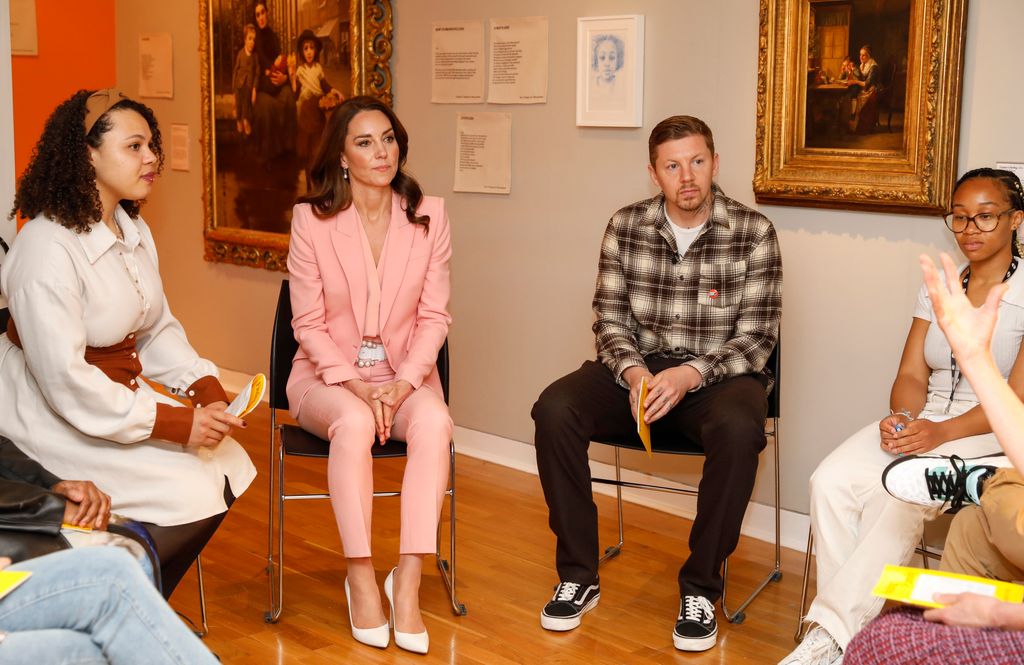 Kate was joined by rapper Professor Green at Foundling Museum