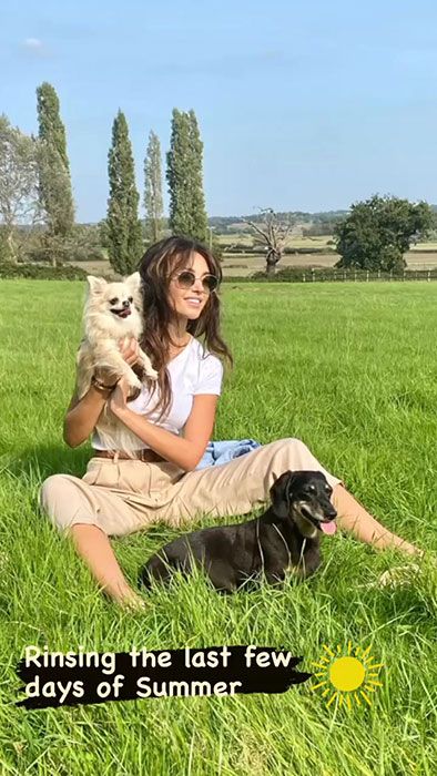 michelle keegan and her dogs