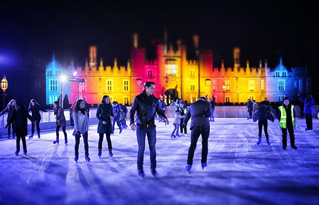 Hampton Court Palace ice rink
