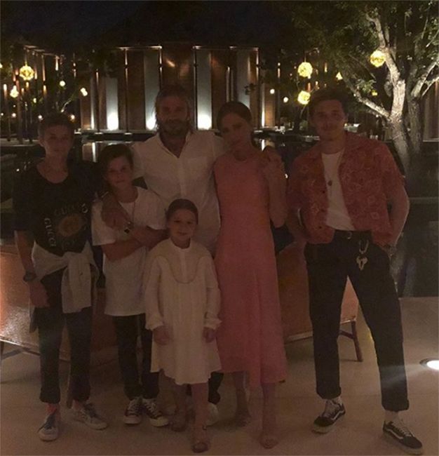 the beckhams celebrate new years on instagram