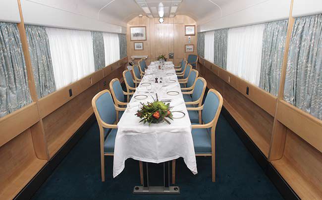 dining room royal train