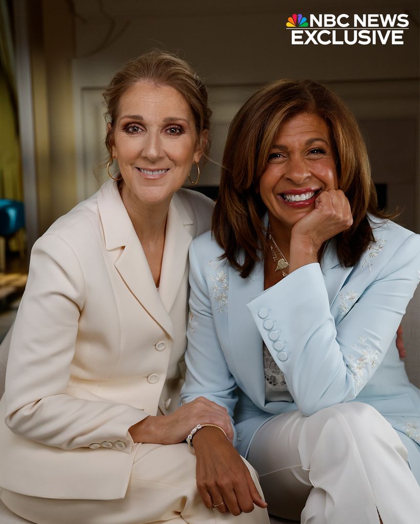 Hoda Kotb interviews Celine Dion for a special to air on NBC June 11 at 10 p.m. ET/9 p.m. CT.