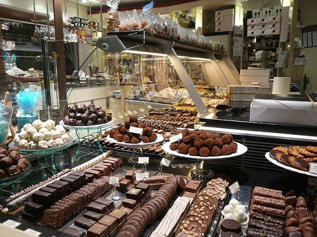 chocolate shops