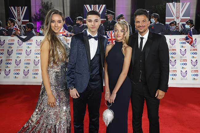 Peter and Emily with Princess and Junior at the Pride of Britain Awards