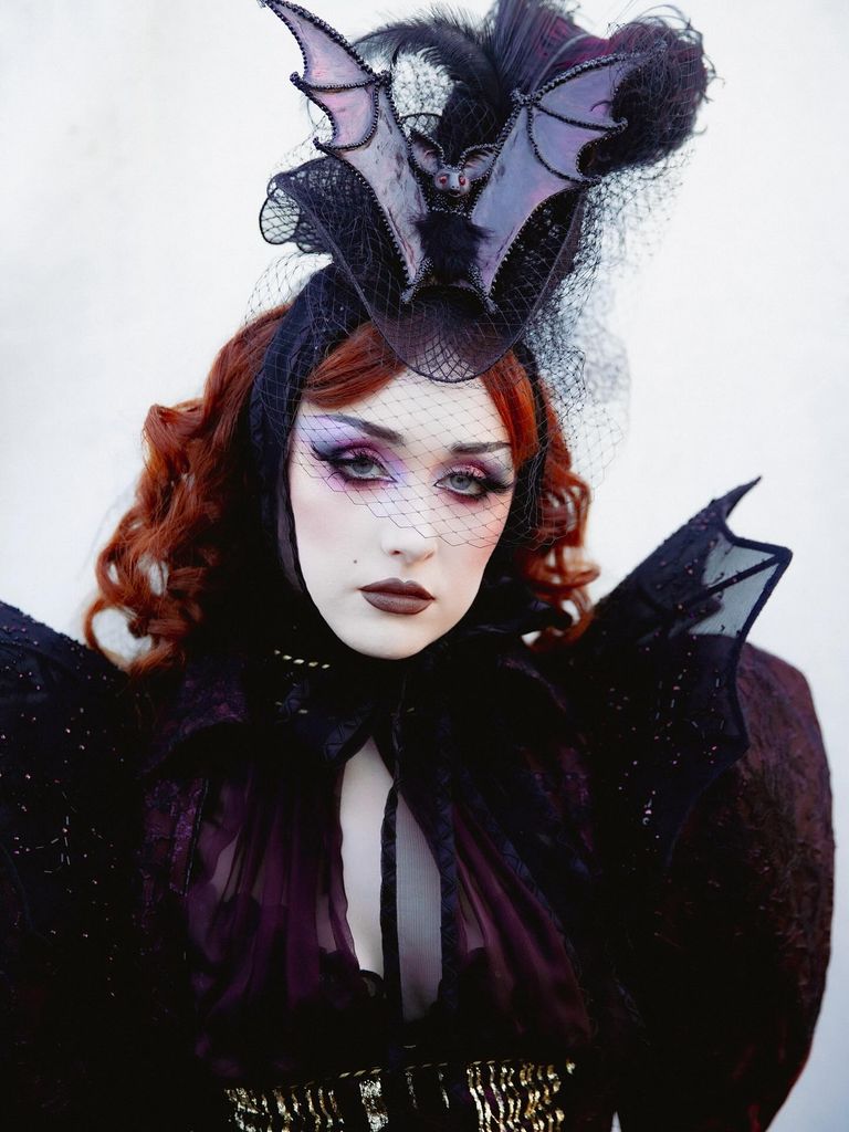 Chappell Roan dressed as a bat for a stage performance at Reading Festival