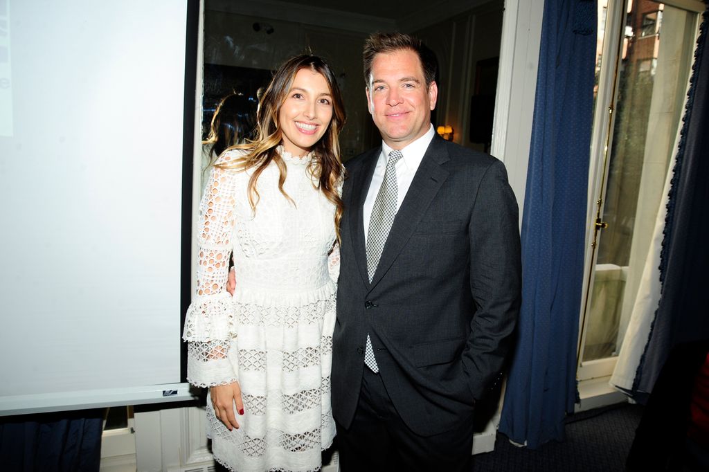 NEW YORK, NY - OCTOBER 18: Dr. Bojana Jankovic Weatherly and Michael Weatherly attend Lifeline New York Hosts Annual Benefit Luncheon At The Liederkranz Foundation at Liederkranz Club, NYC on October 18, 2018 in New York City.  (Photo by Paul Bruinooge/Patrick McMullan via Getty Images)