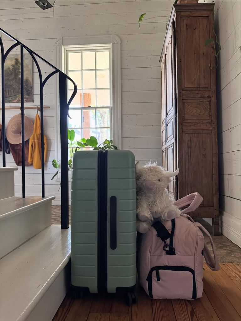Joanna shared a photo of her daughter's luggage