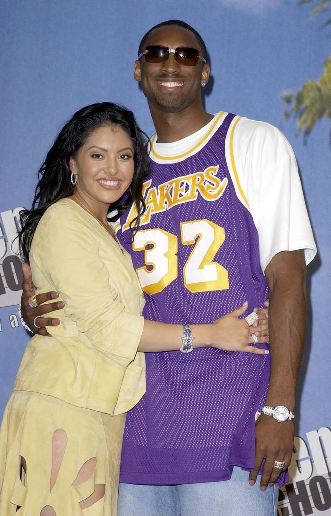 Kobe Bryant and Vanessa Bryant during The 2002 Teen Choice Awards in Universal City, California