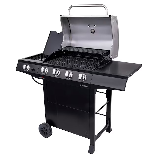 Char-Broil Performance Gas Grill with Side Burner.
