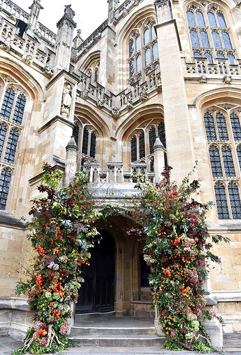 Royal wedding flowers chapel