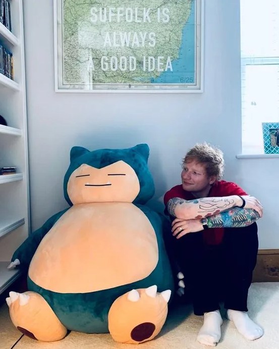 Ed Sheeran at his home in Suffolk