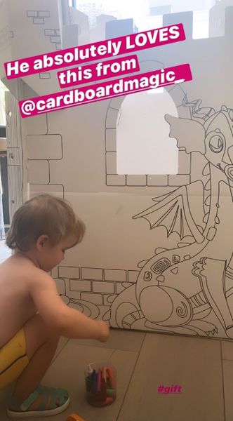 theodore cardboard castle