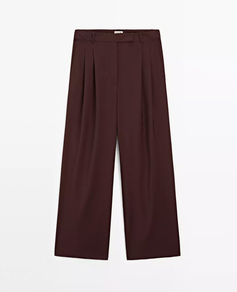 100% wool double darted trousers - STUDIO

