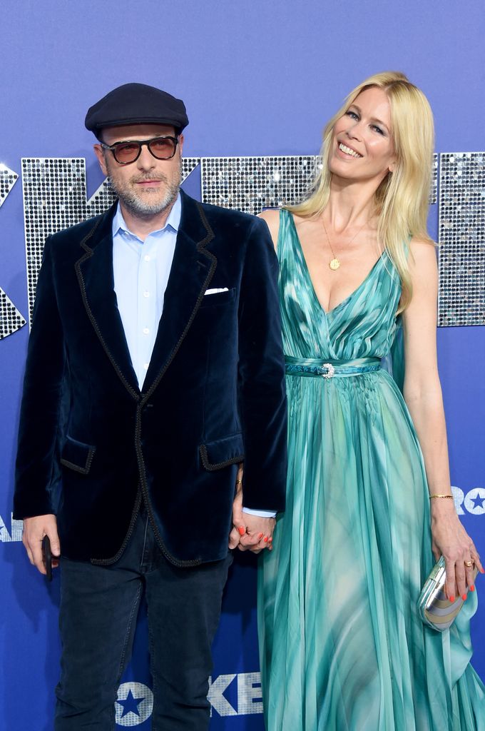 photo of matthew vaughn and claudia schiffer