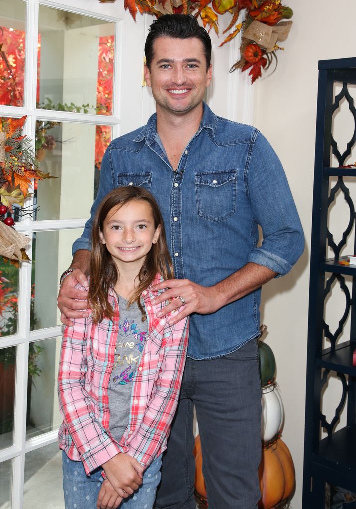 UNIVERSAL CITY, CA - OCTOBER 11:  Actor Wes Brown and his Daughter Merribeth Brown visit Hallmark's "Home & Family" at Universal Studios Hollywood on October 11, 2018 in Universal City, California.  (Photo by Paul Archuleta/Getty Images)