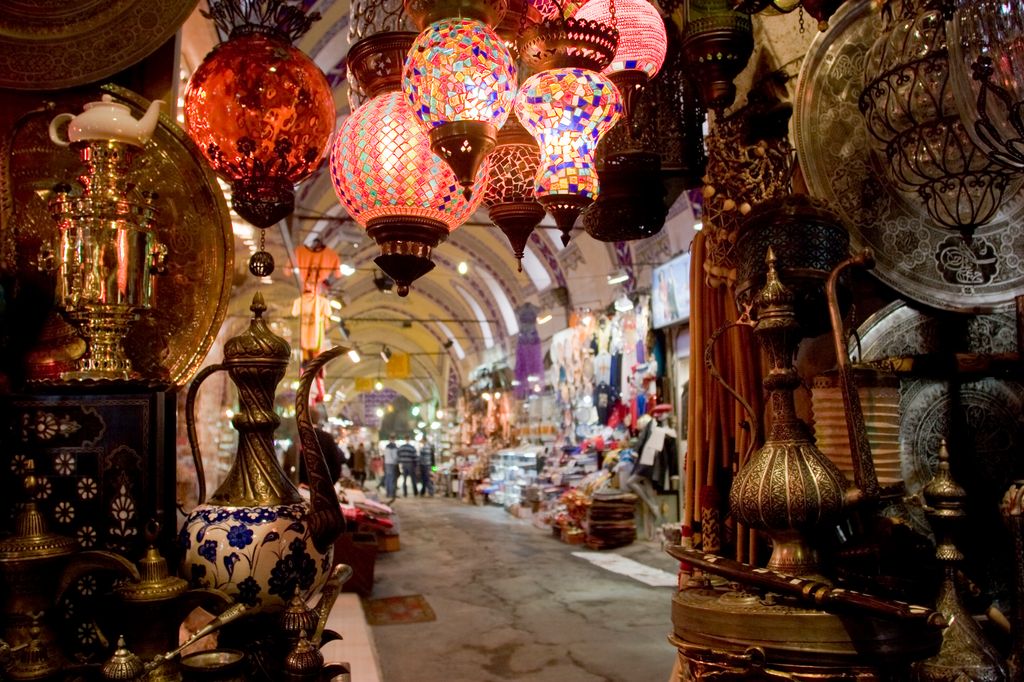 The Grand Bazaar (Kapali Carsi) market in Istanbul