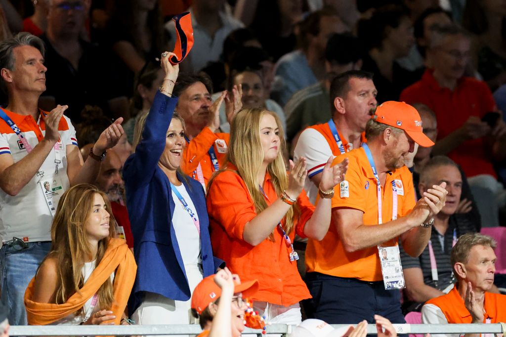 Dutch royals at women's handball