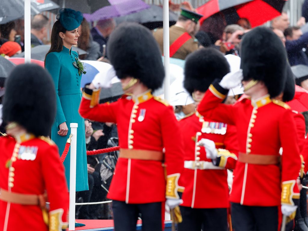 Kate gives salute on St Patrick's Day 2023