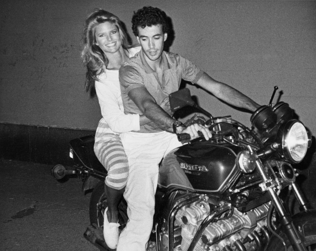  Christie Brinkley and French racing driver Olivier Chandon de Brailles (1955-1983)