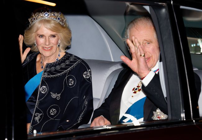 camilla and charles in car