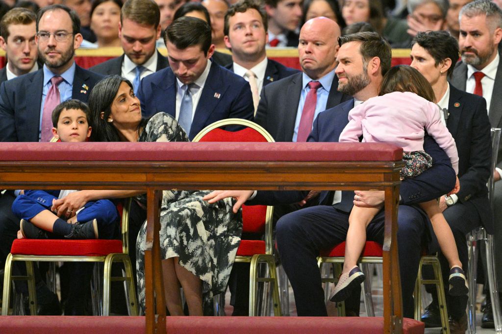 Usha and JD share daughter Mirabel and sons Ewan and Vivek