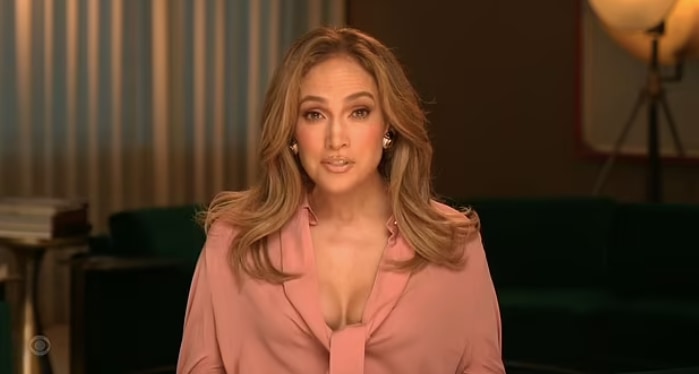 J-Lo appeared in a pre-recorded segment to celebrate 50 years of the AMAs