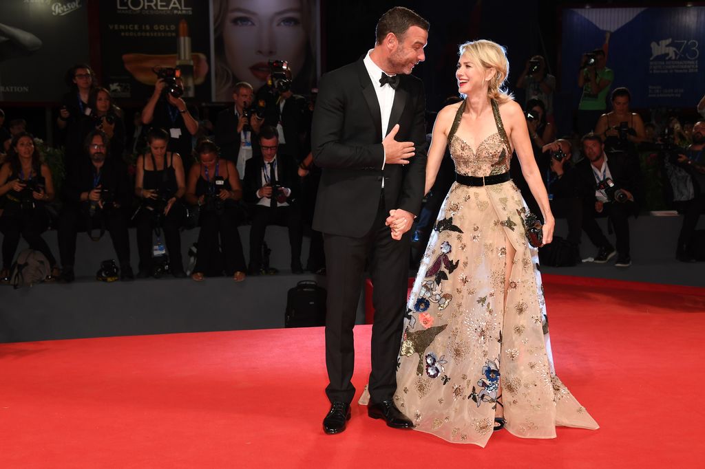 Liev Schreiber and Naomi Watts attend the premiere of 'The Bleeder' during the 73rd Venice Film Festival at Sala Grande on September 2, 2016