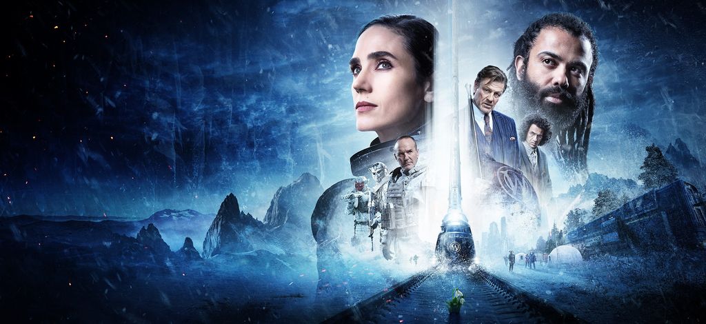 Jennifer Connelly as Melanie Cavill, Daveed Diggs as Andre Layton in Snowpiercer