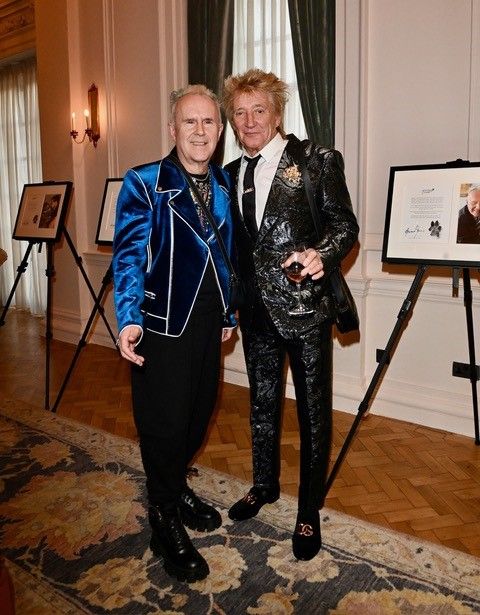 Howard Jones with Sir Rod Stewart