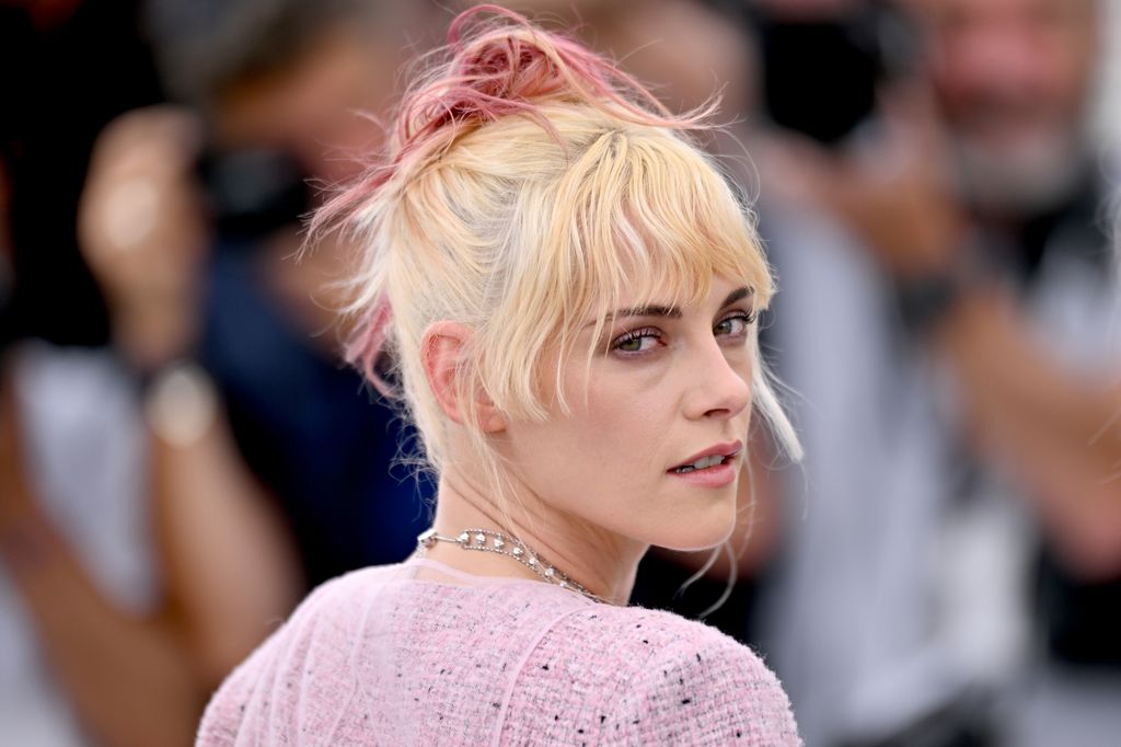 Kristen Stewart during "The Chronology of Water" photocall at the 78th annual Cannes Film Festival at Palais des Festivals on May 16, 2025 in Cannes, France