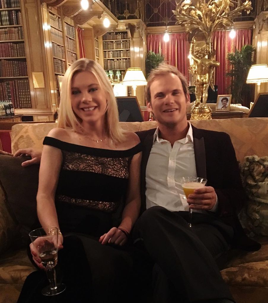 Chelsy Davy with her brother Shaun
